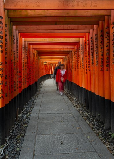 Pedestrian at Fushimi Inari-Taisha