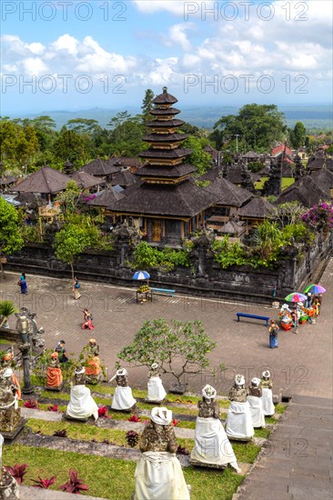 Large Balinese pagodas