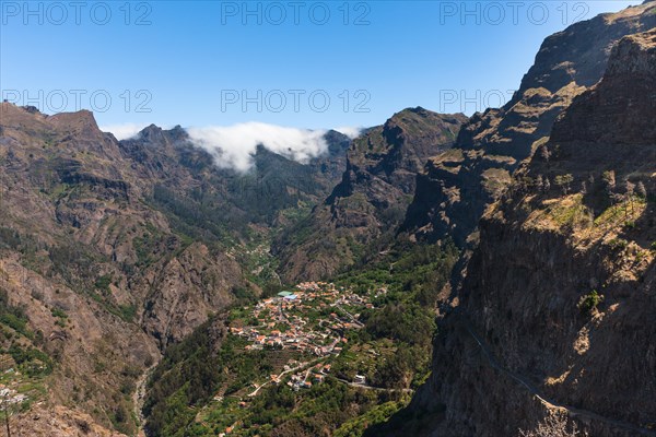 Village of Curral das Freiras in the mountains