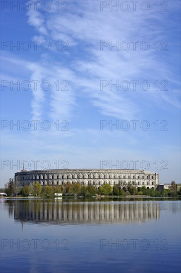 Complete view of the former unfinished Congress Hall of the NSDAP 1933-1945