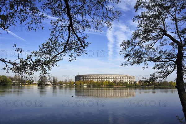 Complete view of the former unfinished Congress Hall of the NSDAP 1933-1945