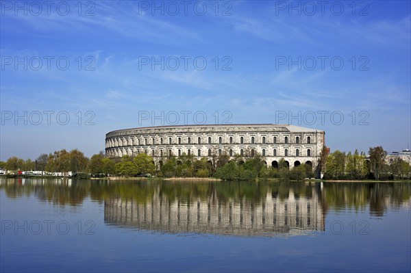 Complete view of the former unfinished Congress Hall of the NSDAP 1933-1945