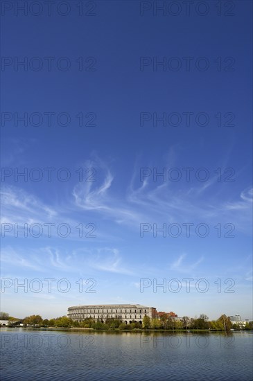 Complete view of the former unfinished Congress Hall of the NSDAP 1933-1945