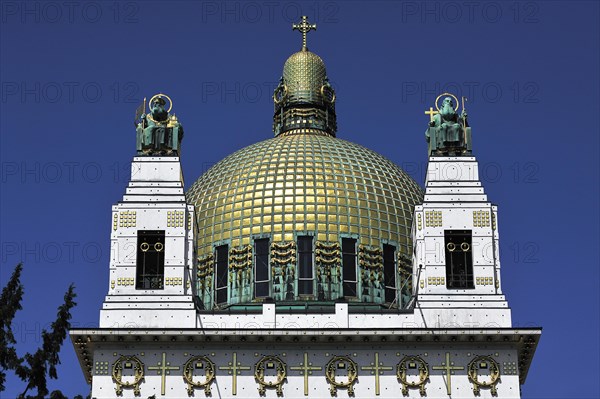 Dome of the Church of St. Leopold at Steinhof Psychiatric Hospital
