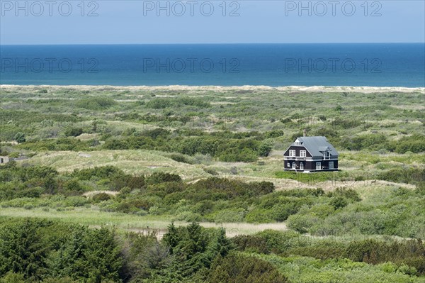 Solitary house on the coast