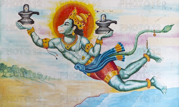 Flying Hanuman