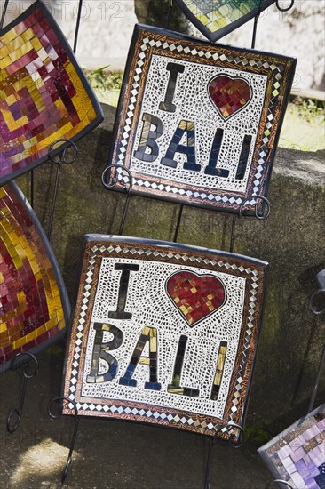 Souvenirs with the sign "I love Bali"