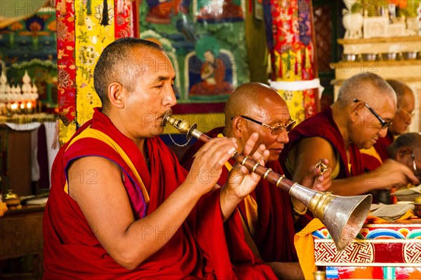 Monks at a religious festival