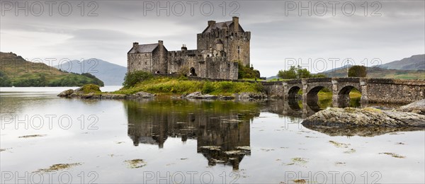Eilean Donan Castle and its reflection