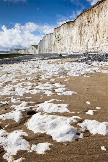 White chalk cliffs