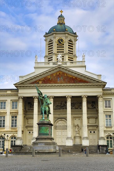 The church of Saint-Jacques-sur-Coudenberg at Place Royale