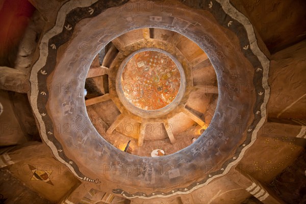 Replicas of Indian rock art in the Desert View Watchtower