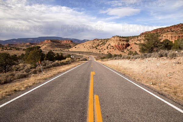 Country road through Capitol Reef National Park