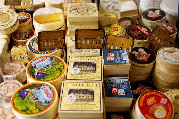 Cheese at a market