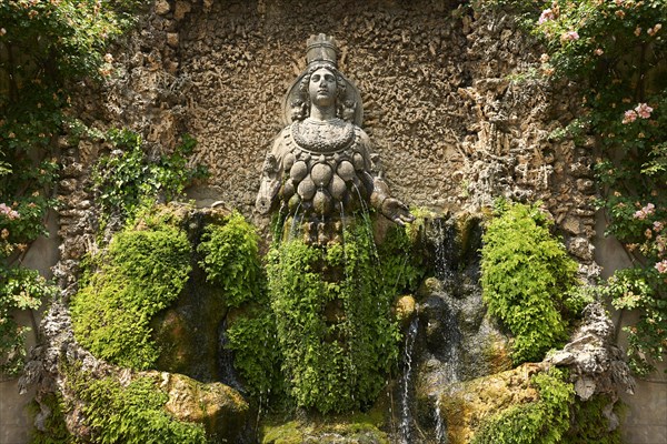 The fountain of Aphrodite of Ephesus