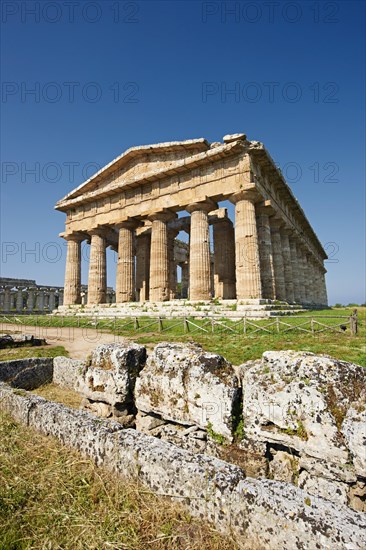 The ancient Doric Greek Temple of Hera