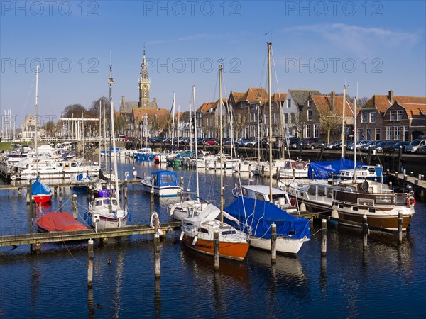 Sailing boats in the marina