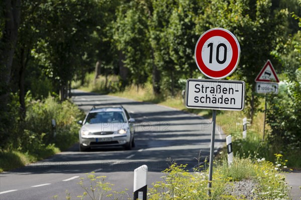 A car travelling on the L657 road