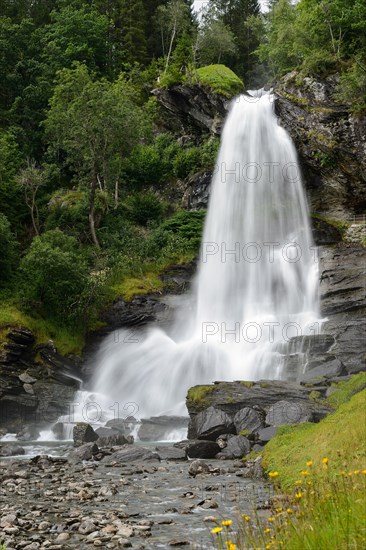Steindalsfossen Waterfall
