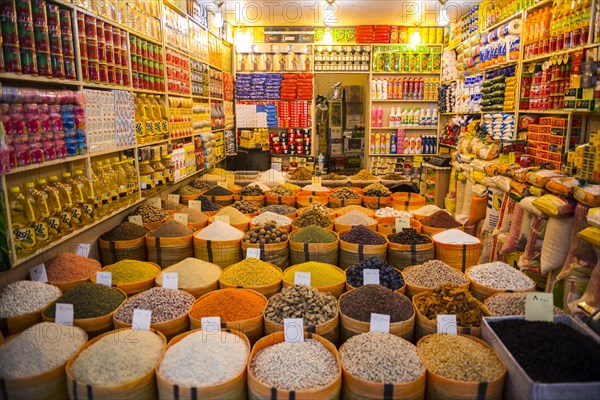 Spices for sale in the Bazaar of Sulaymaniyah