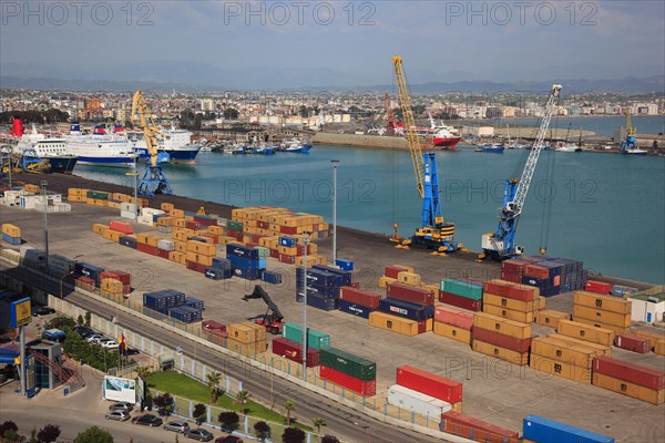 Container port on the Adriatic coast