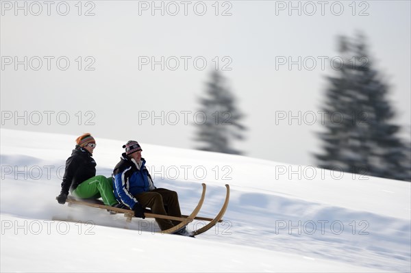 Horn sledge at full speed