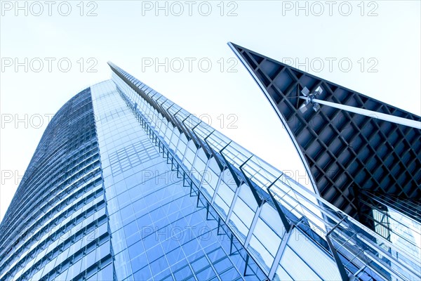 Glass façade of the Post Tower