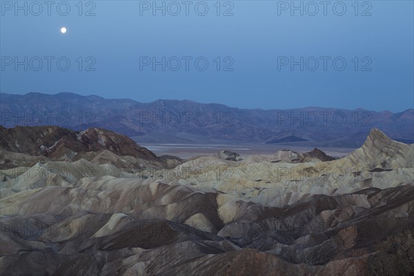 Wasteland of Gower Gulch with Manly Beacon crag