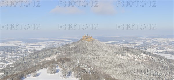 Burg Hohenzollern Castle in winter