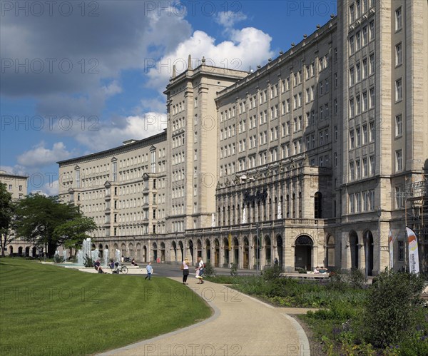 Building on a ring road built in the style of Socialist Classicism