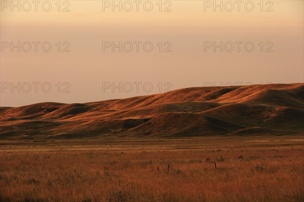 Gentle rolling hills of the prairie