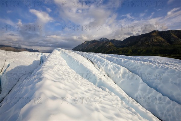 Crevasses on Matanuska Glacier