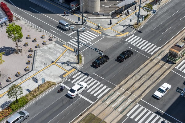 View of intersection from above