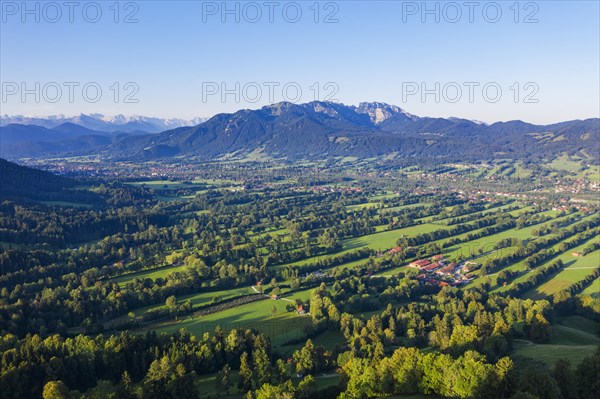 View from Sonntraten near Gaissach