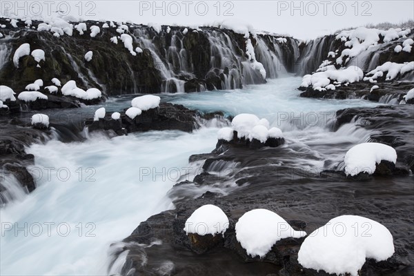 Bruarfoss in winter