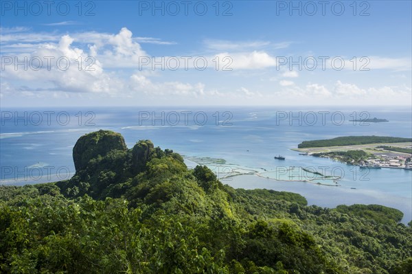 Overlooking the island of Pohnpei and Sokehs rock