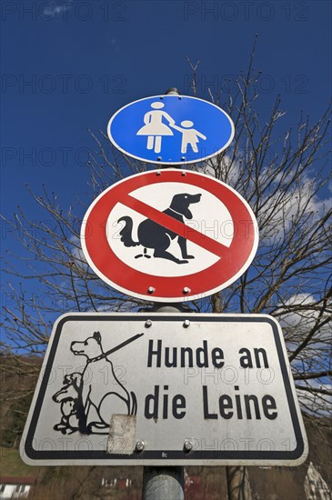 Prohibitive signs for dogs