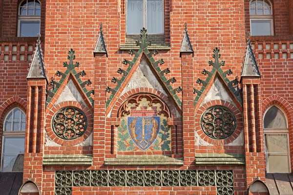 Coat of arms at the town hall of Kopenick