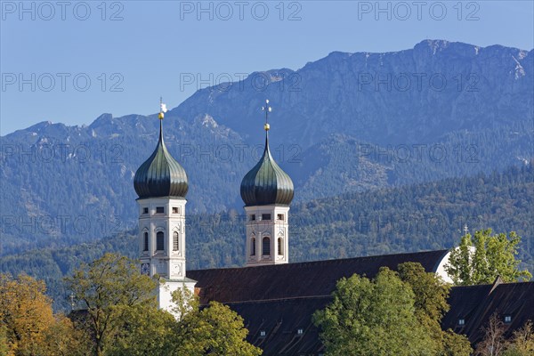 Benediktbeuern Abbey and Benediktenwand