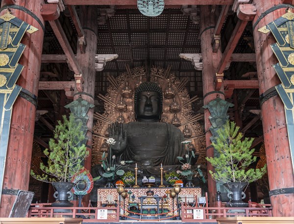 Big Buddha Statue in Todaiji Temple