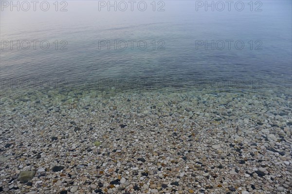 Pebbles on the beach of La Olla in Altea