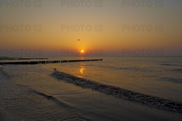 Evening sun on the Baltic Sea