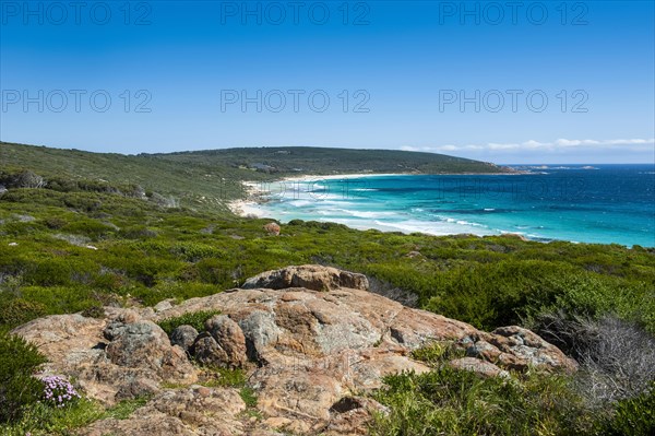 White sand beach and turquoise water