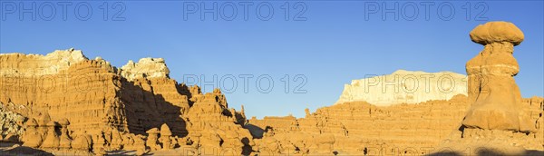 Rock formations in the evening light