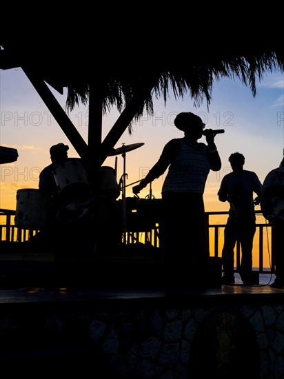 Soul singer and band at Rick's Cafe