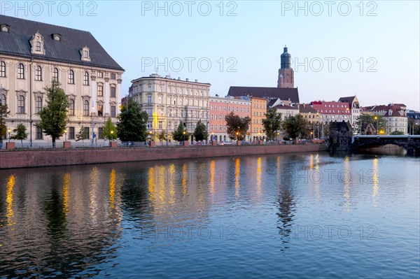 Evening atmosphere on the Oder River