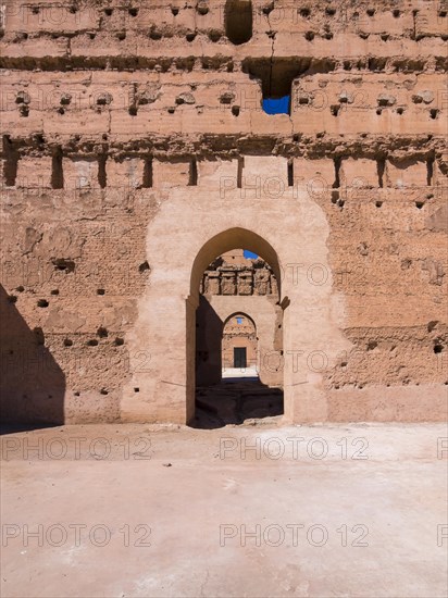Historic ruins of Palais el-Badi