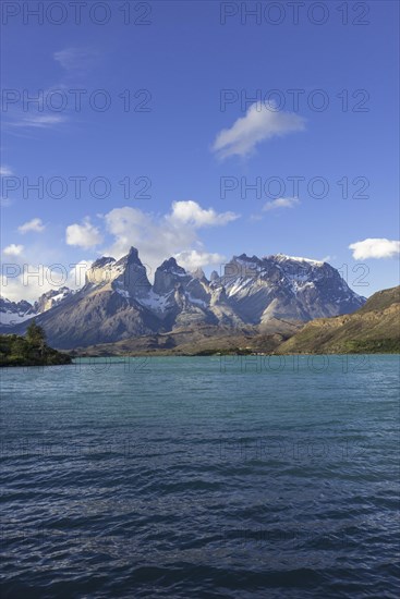 Lago Pehoe Lake and Paine Grande Massif