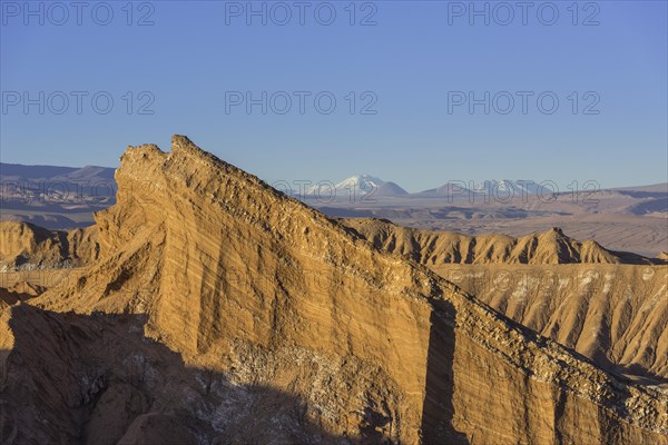 Valle de la Luna or Valley of the Moon in the evening light