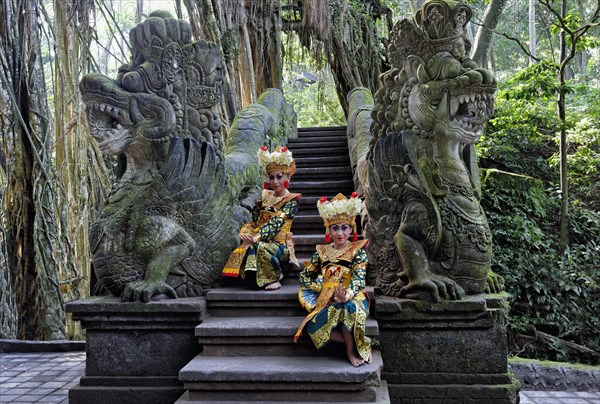 Two Balinese dancers